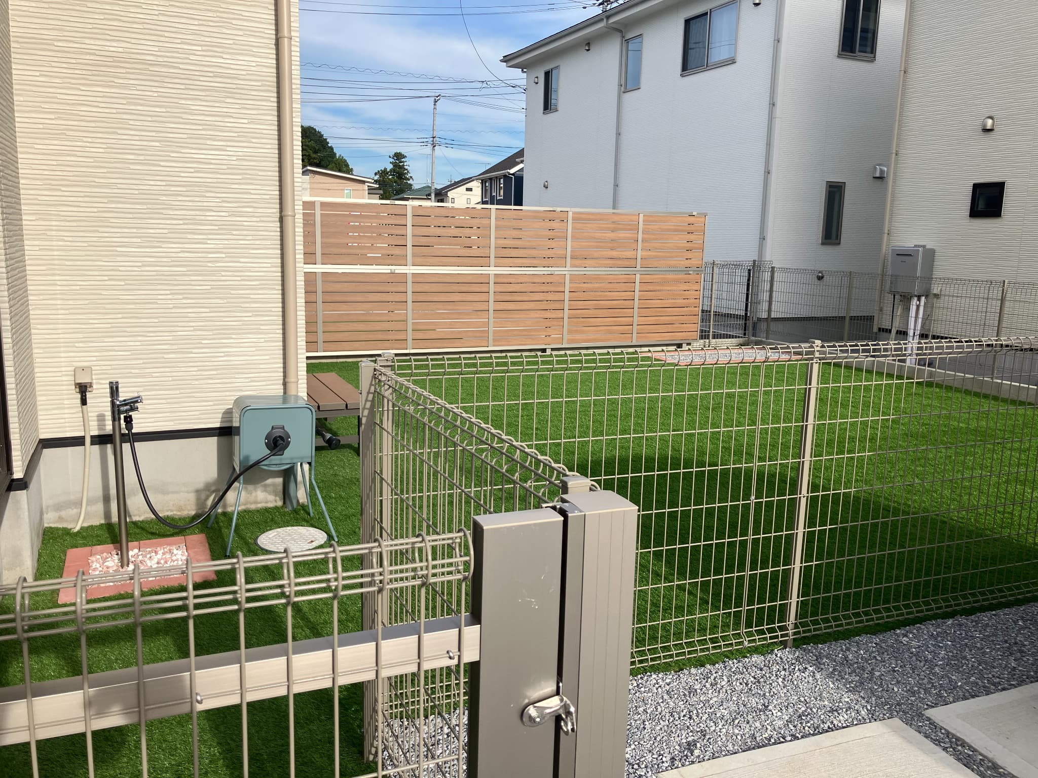建売住宅にプライベートドッグランを併設